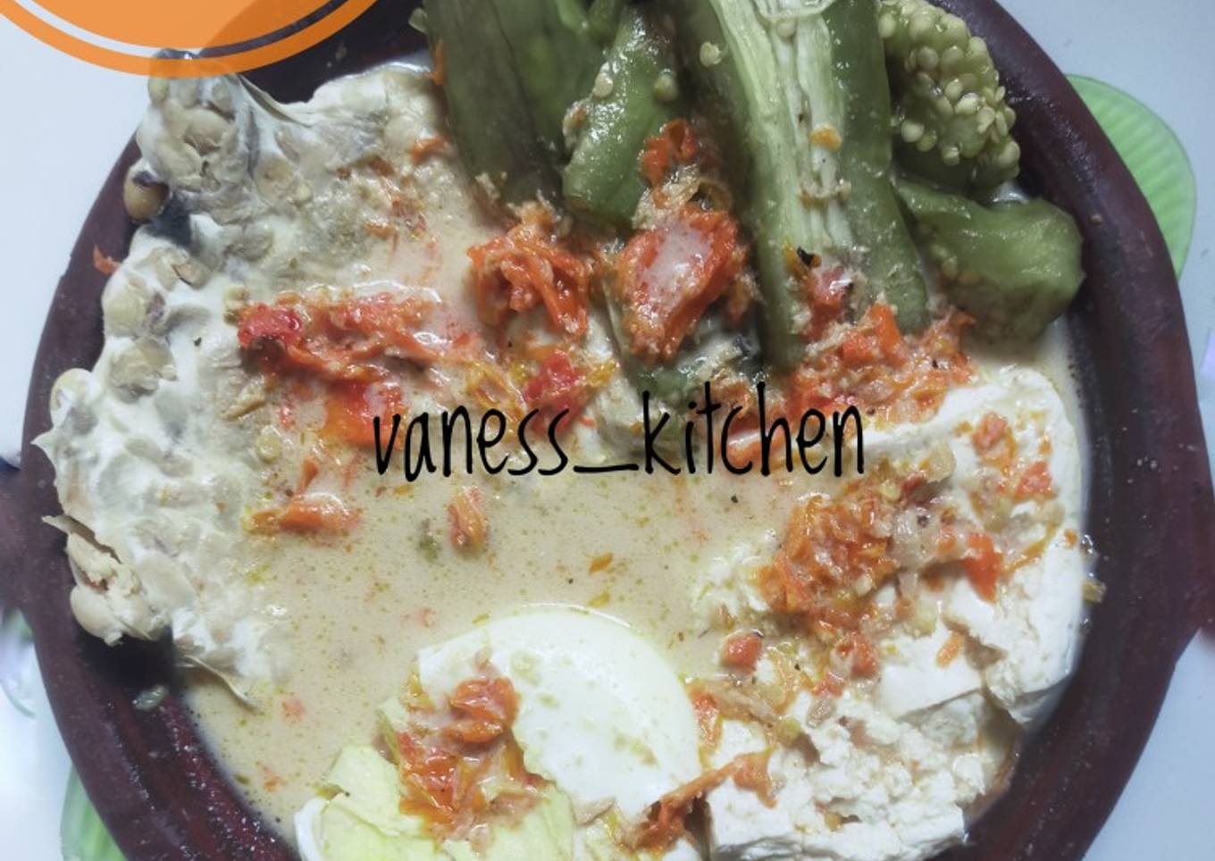 Pecak santan 4T (TAHU TEMPE TERONG TELUR)
