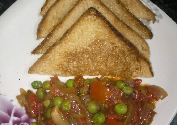 Steps to Prepare Perfect Masala peas