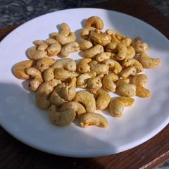 A picture of # chatpata kaju instant snacks.