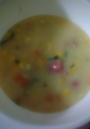 Foto resep Mpasi soup krim jagung