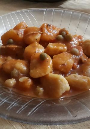 Una foto de Ñoquis de calabaza