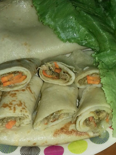 A picture of Savoury crepes.