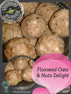 A picture of FLAXSEED OATS DATES & NUTS DELIGHT(DIET PINNIES)No whitesugar.