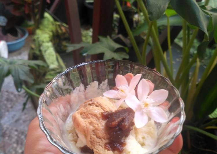 Ice cream durian simple