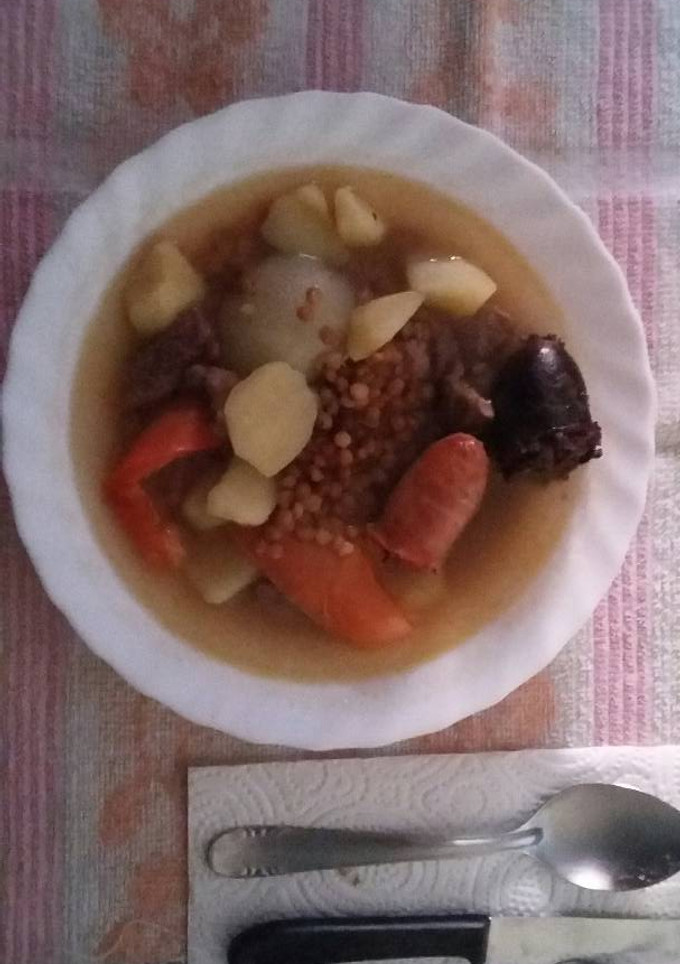 Una foto de Lentejas a mi estilo
