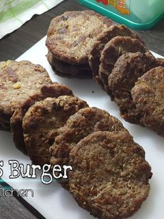 Foto resep Beef patties burger / Daging sapi burger