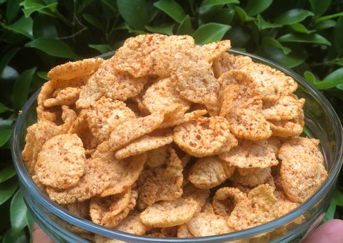 79. Corn flakes kriuk pedas #snackingdiary