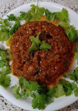 बेंगन का भरता (Baingan ka bharta recipe in hindi) रेसिपी मुख्य फोटो