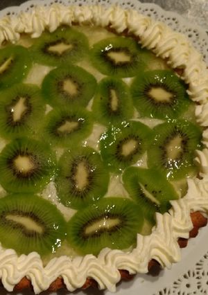 Una foto de Tarta de kiwi