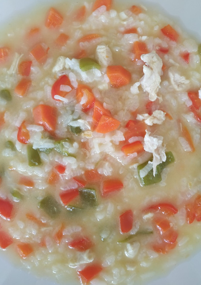 Una foto de Arroz caldoso con pollo sin gluten en Monsieur Cuisine