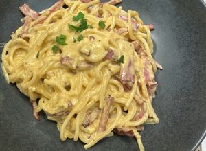 Foto de Carbonara rápido e prático