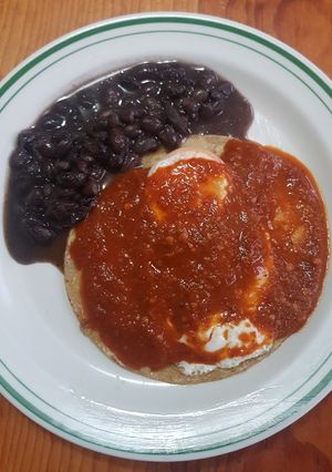 Una foto de Huevo ranchero dietético