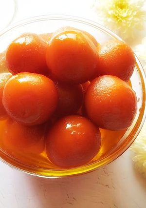 A picture of Khoya Gulab Jamun.