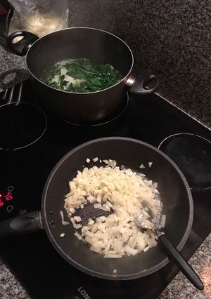 Una foto de Croquetas de espinaca y queso