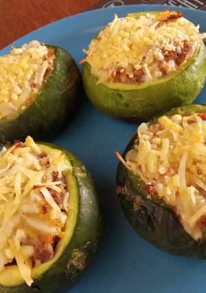 Una foto de Zapallitos rellenos