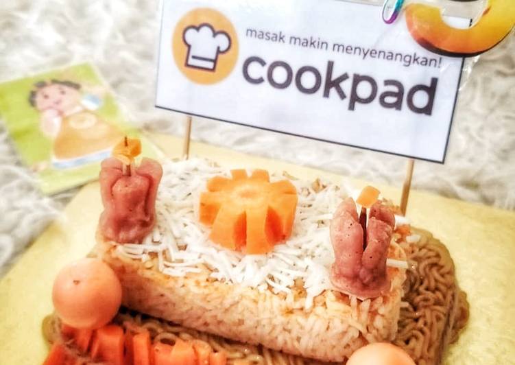 Bumbu Tart Carbo for &#34;Cookpad Anniversary&#34; | Cara Buat Tart Carbo for &#34;Cookpad Anniversary&#34; Yang Bikin Ngiler