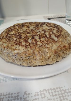 Una foto de Tortilla a la trufa