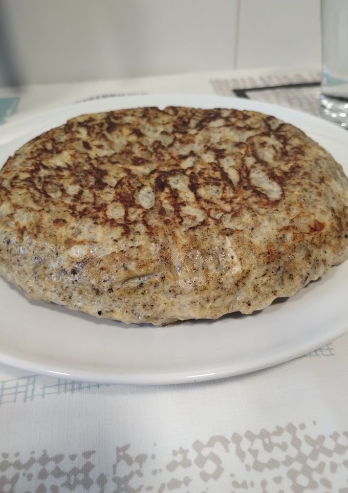 Una foto de Tortilla a la trufa