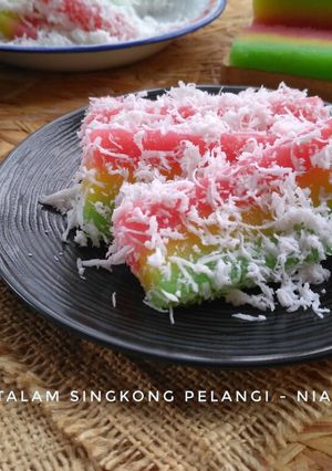 Foto resep Talam singkong pelangi