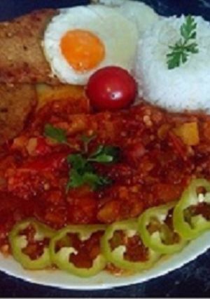 Lecsós szelet karajjal recept fotója