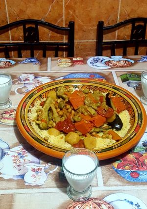 A picture of Moroccan Couscous.