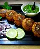 Hyderabadi Chicken Shikampuri Kebab