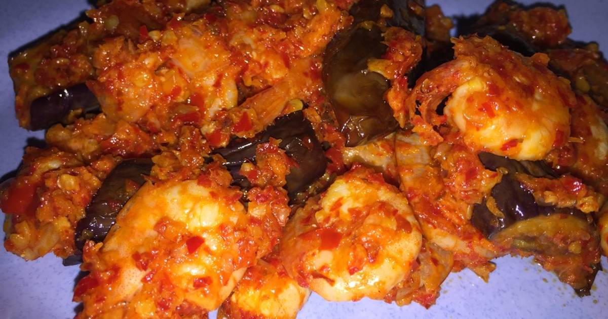 Resep Balado Udang dan Terong oleh Melisa Mesra Cookpad