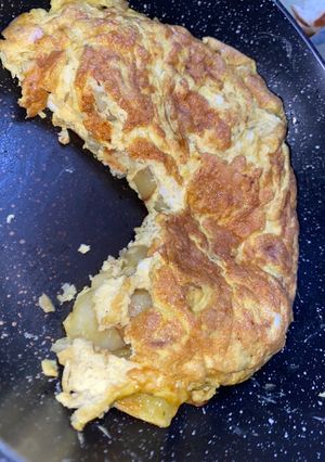 Une photo de Omelette façon tortilla👩🏾‍🍳