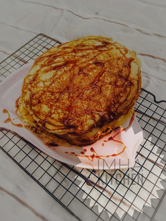 Banana pancake ainihin hoton girkin