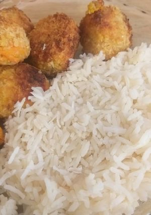 Una foto de Arroz con coco