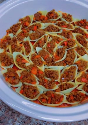 صورة لوصفة معكرونة القواقع