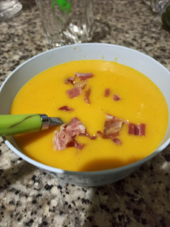 Una foto de Crema de calabaza Mambo