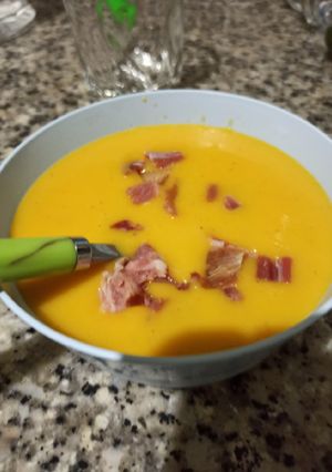 Una foto de Crema de calabaza Mambo