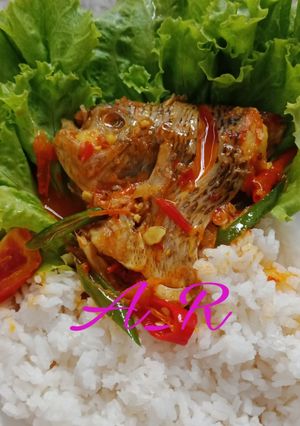 Foto resep Nila pedas bumbu kuning