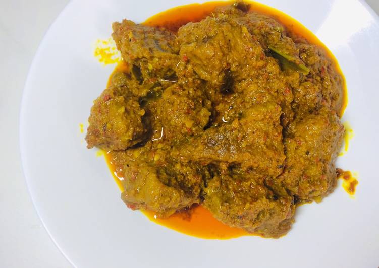 Langkah Mudah Menyiapkan 05. Rendang Daging Sapi Lezat Sekali