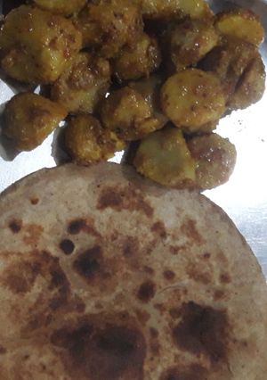 A picture of Arbi ki sabji.