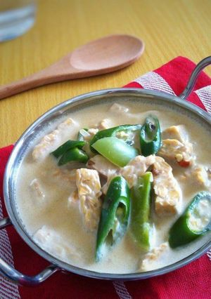 Foto resep Sayur Santan Cabe Hijau (#postingrame2_Tempe)