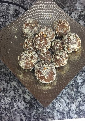 صورة لوصفة كرات التمر