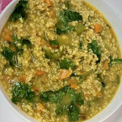 Desi Oats khichdi A picture of Desi Oats khichdi.
