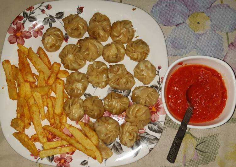 Recipe of Ultimate Boil Momo's fried fingers chips with carlic chatni Cooking Basics for Newbies