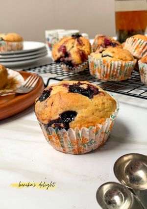 Foto resep Muffin Sehat Mixed Berries