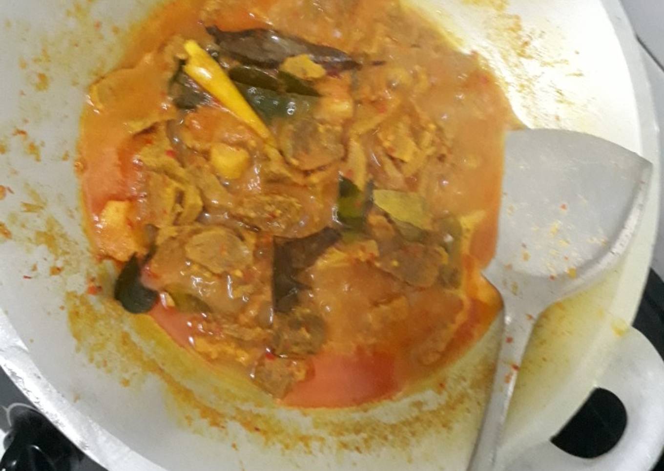 Rica2 daging sapi tanpa santan.
