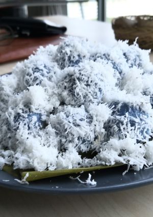 Foto resep Klepon biru kembang teleng