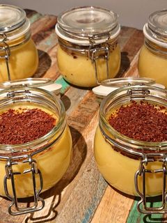 Una foto de Natillas con leche de avena Thermomix