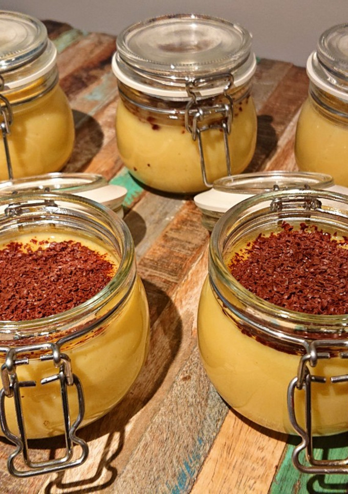 Una foto de Natillas con leche de avena Thermomix