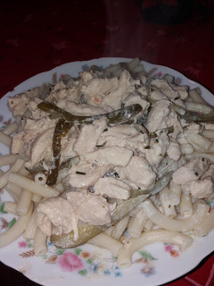 Csirkemell stroganoff recept fotója