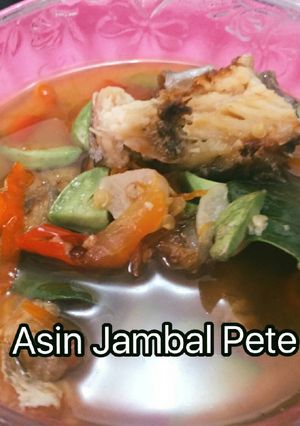 Foto resep Tumis Asin Jambal + Pete