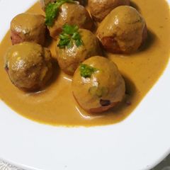 A picture of Malai kofta.