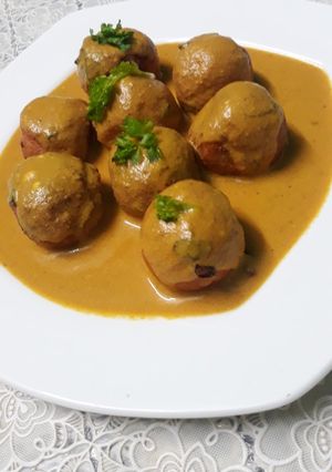 A picture of Malai kofta.