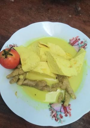 Foto resep Ceker tahu bumbu kuning